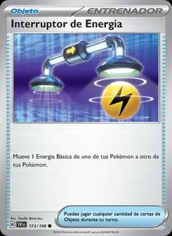 Interruptor de Energía card in Spanish