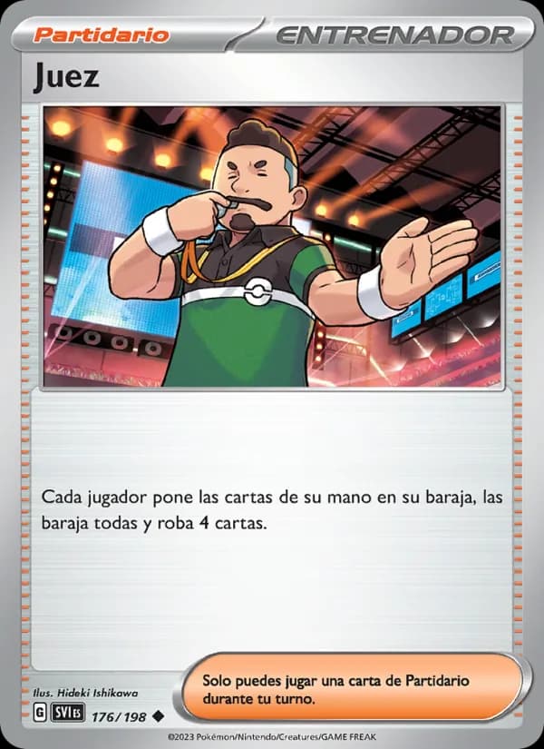 Juez card in Spanish