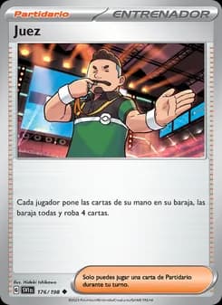 Juez card in Spanish