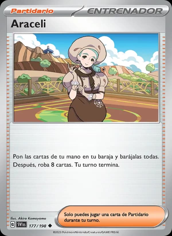 Araceli card in Spanish