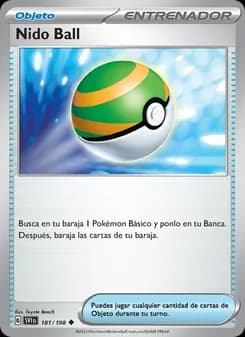 Nido Ball card in Spanish