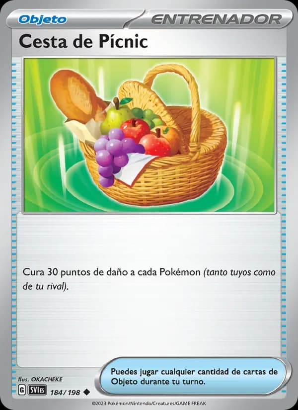 Cesta de Pícnic card in Spanish