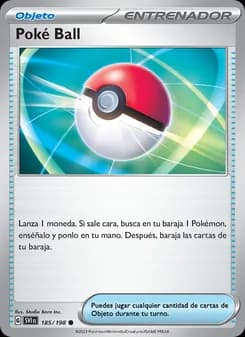 Poké Ball card in Spanish