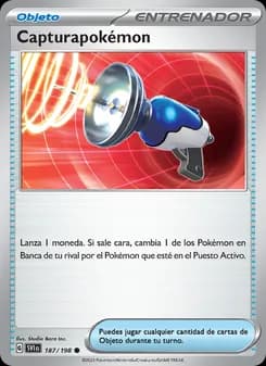 Capturapokémon card in Spanish