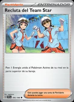 Recluta del Team Star card in Spanish