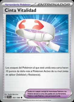 Cinta Vitalidad card in Spanish