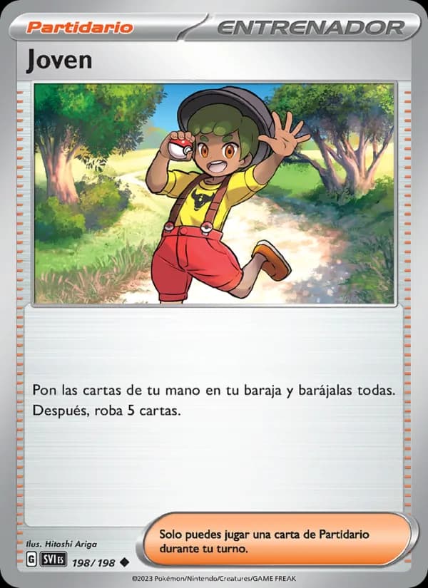 Joven card in Spanish