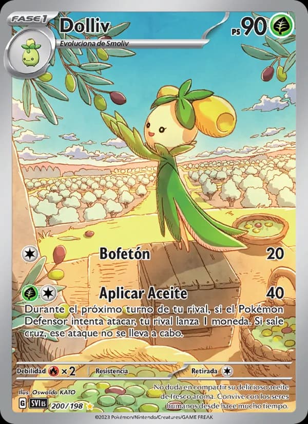Dolliv card in Spanish