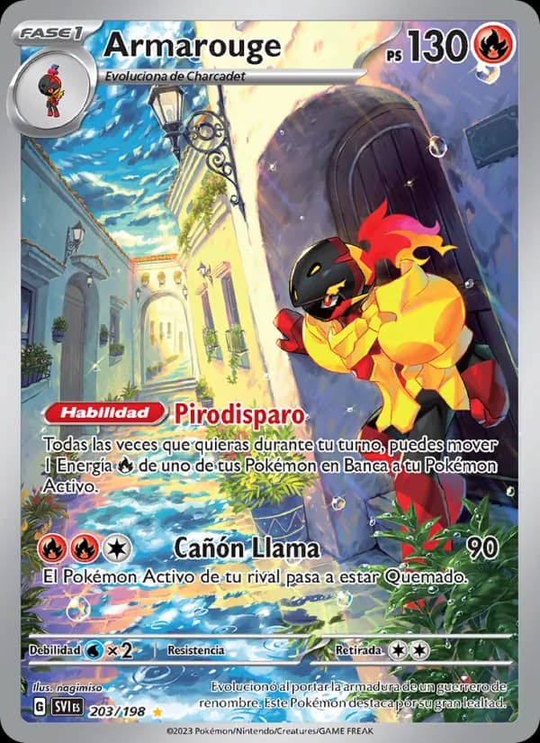 Armarouge card in Spanish