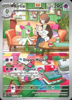 Kirlia card in Spanish