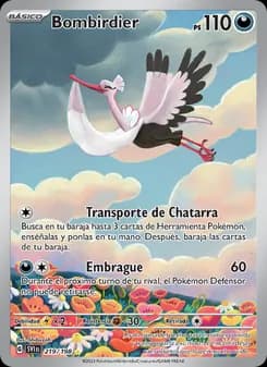 Bombirdier card in Spanish