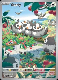 Starly card in Spanish