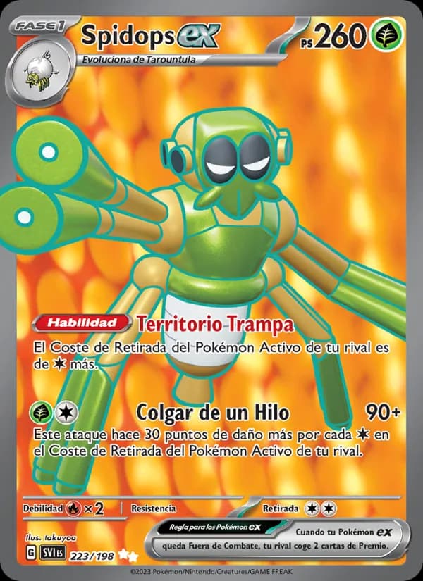 Spidops ex card in Spanish
