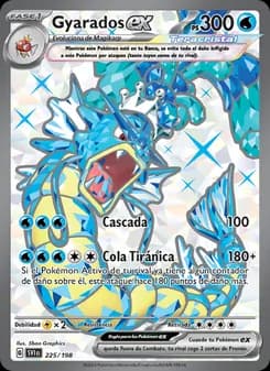 Gyarados ex card in Spanish