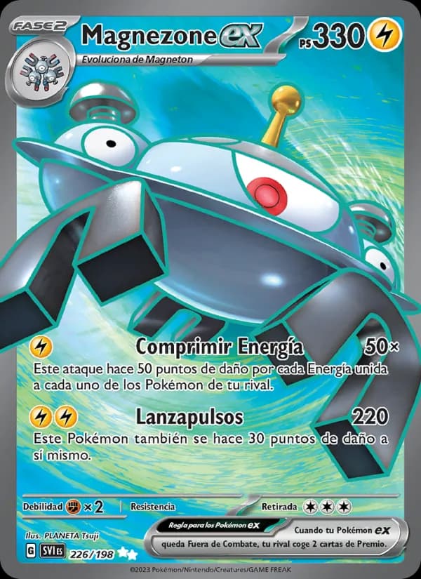 Magnezone ex card in Spanish