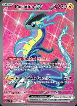 Miraidon ex card in Spanish