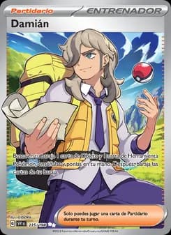 Damián card in Spanish