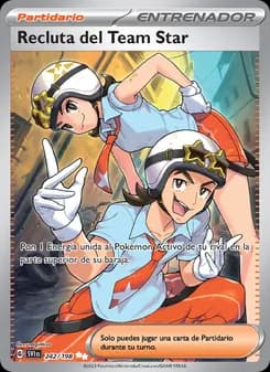 Recluta del Team Star card in Spanish