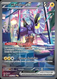 Miraidon ex card in Spanish