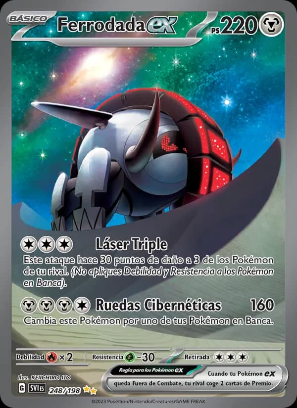 Ferrodada ex card in Spanish