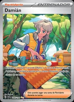 Damián card in Spanish