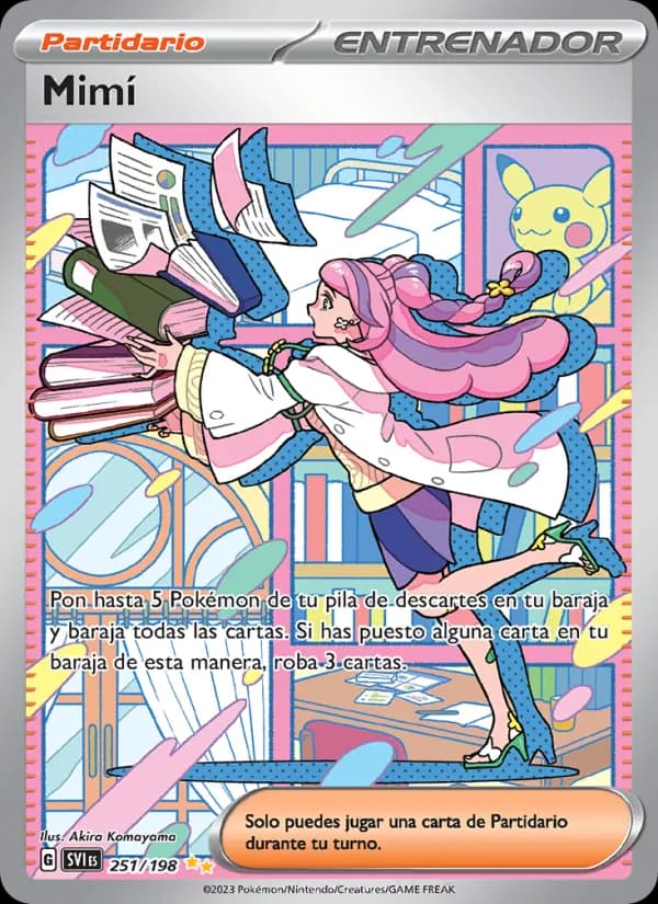 Mimí card in Spanish