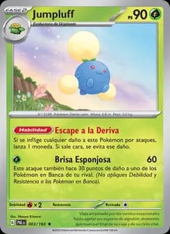 Jumpluff card in Spanish