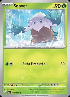 Snover card in Spanish