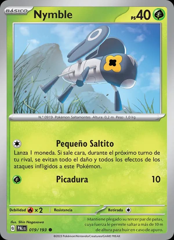Nymble card in Spanish