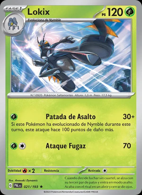 Lokix card in Spanish