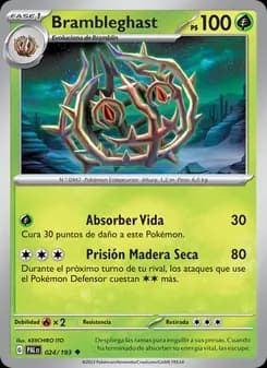 Brambleghast card in Spanish