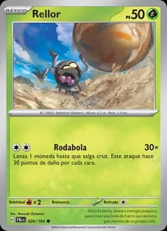 Rellor card in Spanish