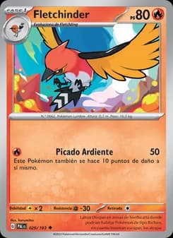 Fletchinder card in Spanish