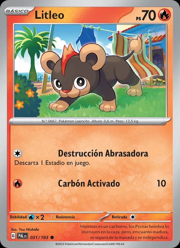 Litleo card in Spanish