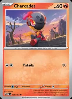 Charcadet card in Spanish