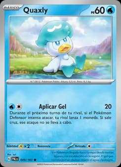 Quaxly card in Spanish