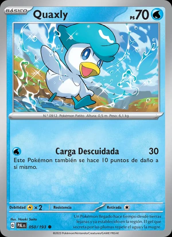 Quaxly card in Spanish