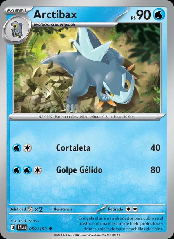 Arctibax card in Spanish