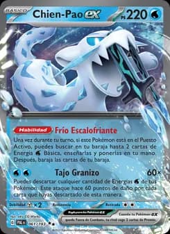 Chien-Pao ex card in Spanish