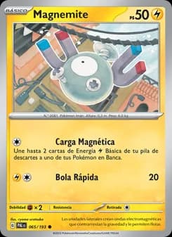Magnemite card in Spanish
