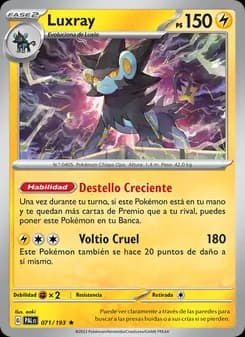 Luxray card in Spanish