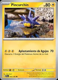 Pincurchin card in Spanish