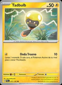 Tadbulb card in Spanish