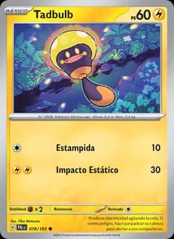 Tadbulb card in Spanish