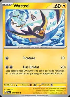 Wattrel card in Spanish