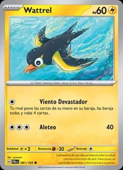 Wattrel card in Spanish
