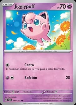 Jigglypuff card in Spanish