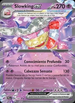 Slowking ex card in Spanish