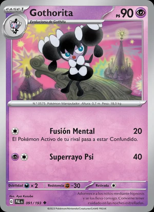 Gothorita card in Spanish