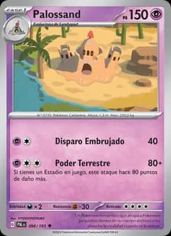 Palossand card in Spanish